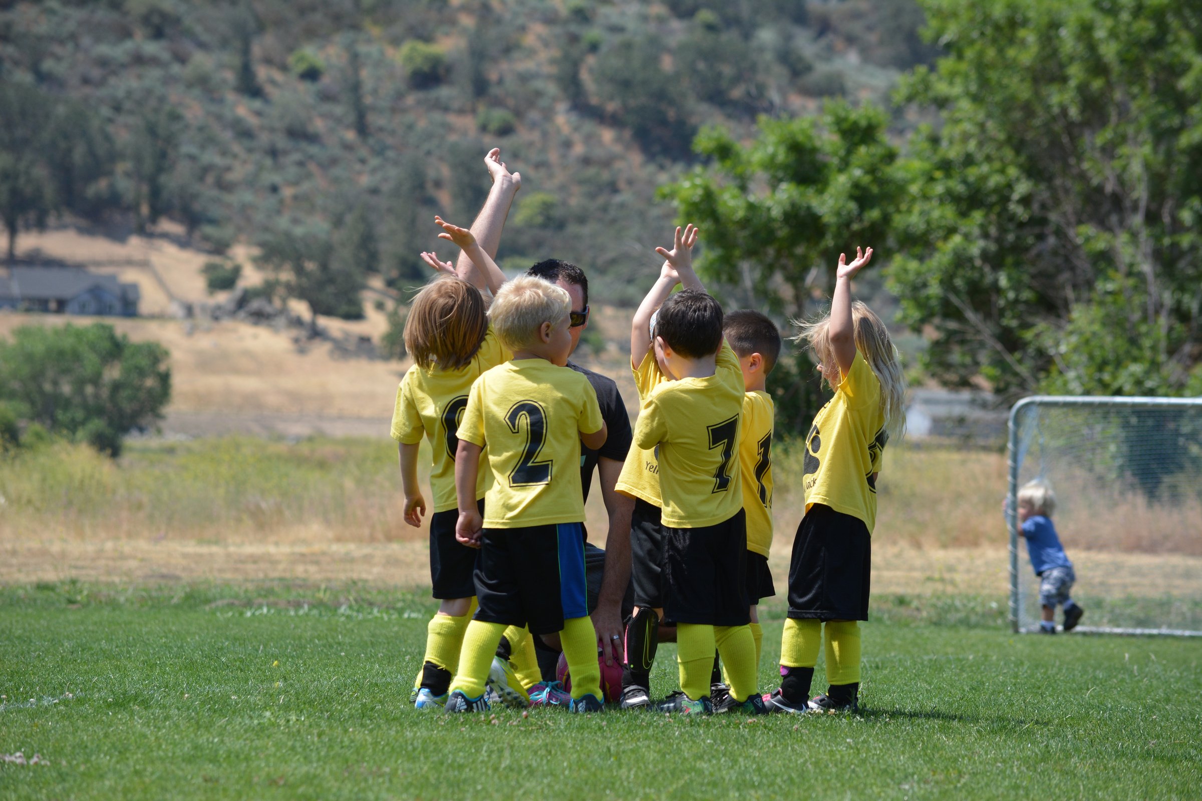 Kids in the Soccer Field